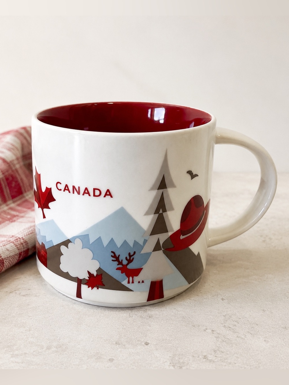 Starbucks You Are Here YAH Canada 2013 Ceramic Coffee Mug 14 oz